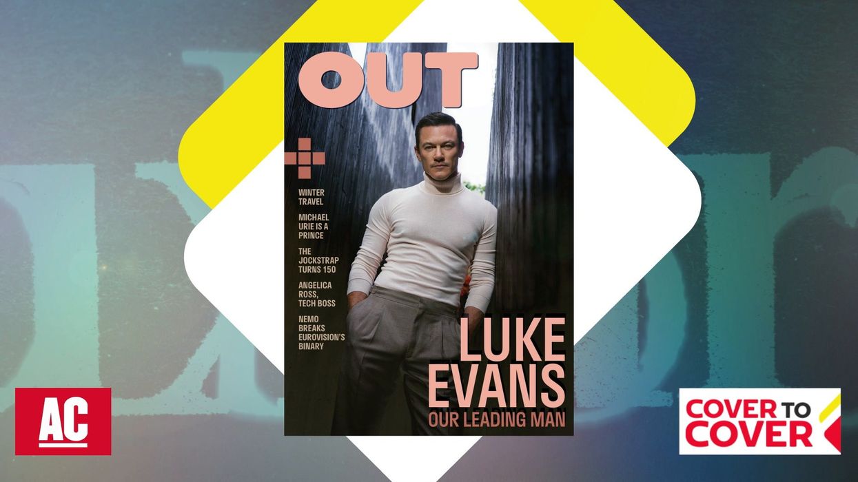 <p>Go behind the scenes of <em>Out</em>'s Luke Evans issue!</p>
