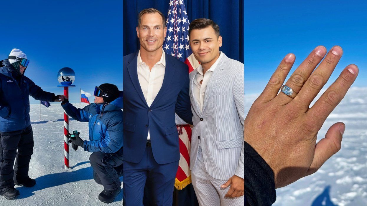 The Abbey owner just made history with gay Antarctica proposal