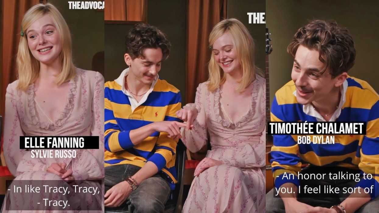 Timothée Chalamet & Elle Fanning recreate 'holding space' meme in adorable new interview