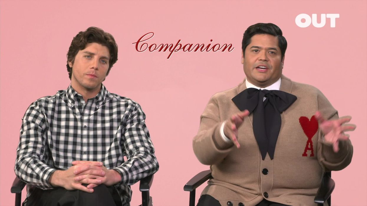<p>Lukas Gage and Harvey Guillén dish on their <em>Companion</em> relationship</p>