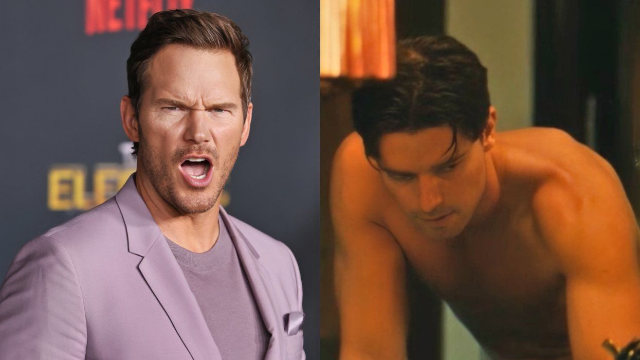 Chris Pratt reacts to Patrick Schwarzenegger's full frontal on 'White Lotus'