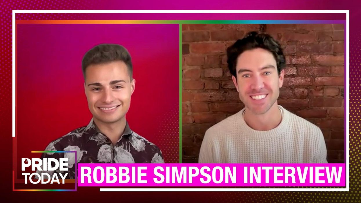 <p>Meet Robbie Simpson — the sexy gay actor competing on <em>Finding Mr. Christmas</em> season 2</p>