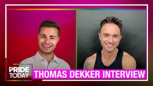 Thomas Dekker is stripping down in his sexy new photoshoots & music videos