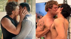 Shane Hollander & Ilya Rozanov make out in spicy viral videos at 'Heated Rivalry' look-alike contest