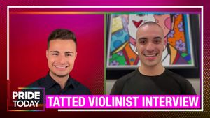 Meet Marcos Aycox, the sexy musician baring all as the Tatted Violinist