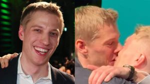 Munich's first gay mayor goes viral for kissing his fiancé to celebrate election