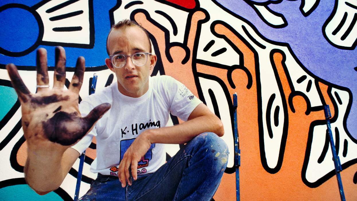 Keith Haringās straight bestie auctions off rare artwork after 40 years