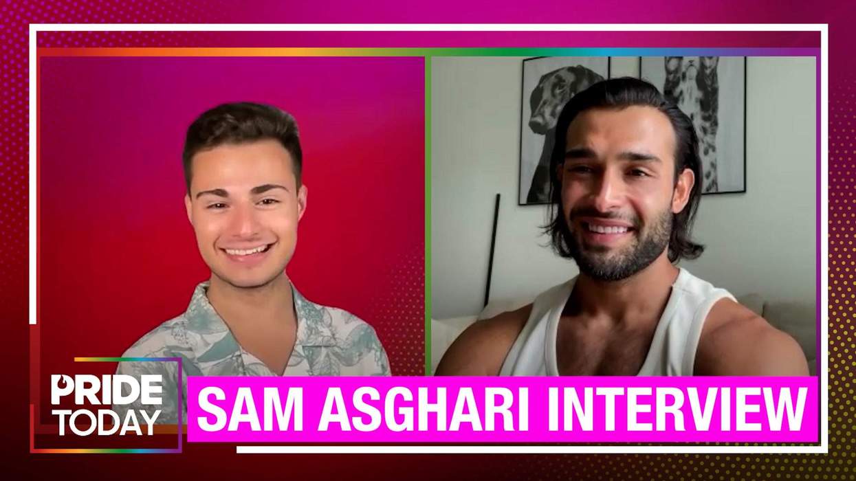 Sam Asghari shows 'a lot of balls' wearing only a towel for steamy MISTR video