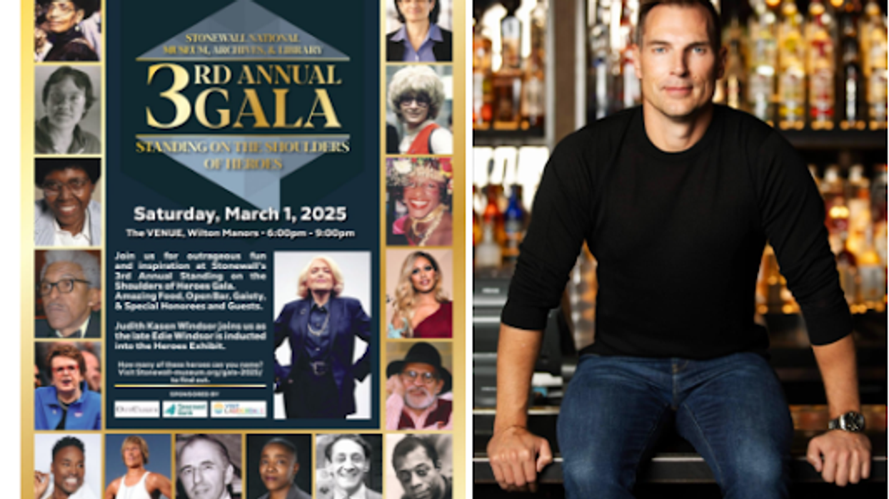 Standing on the Shoulders of Heroes Gala 2025 to honor Out100 alums Tristan Schukraft & Edie Windsor with Diana Nyad & Rita Mae Brown