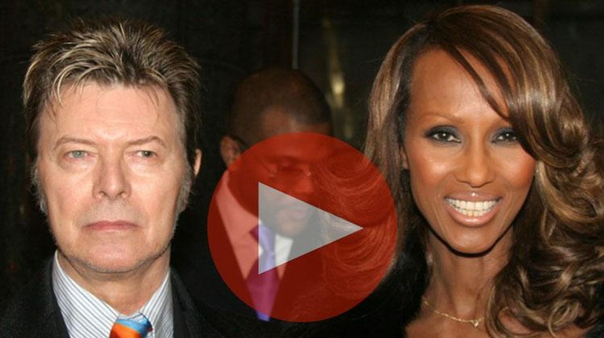 Iman Shares Double Rainbow On Anniversary Of Bowie's Death