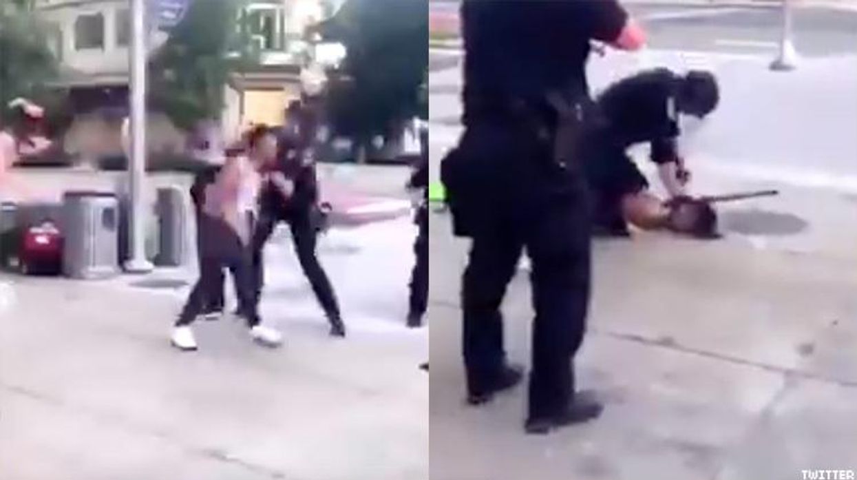 Indy Pride severs ties with Indianapolis Police Department after emergence of video showing officers beating two unarmed Black female protesters with batons, and one is seen groping her breasts.