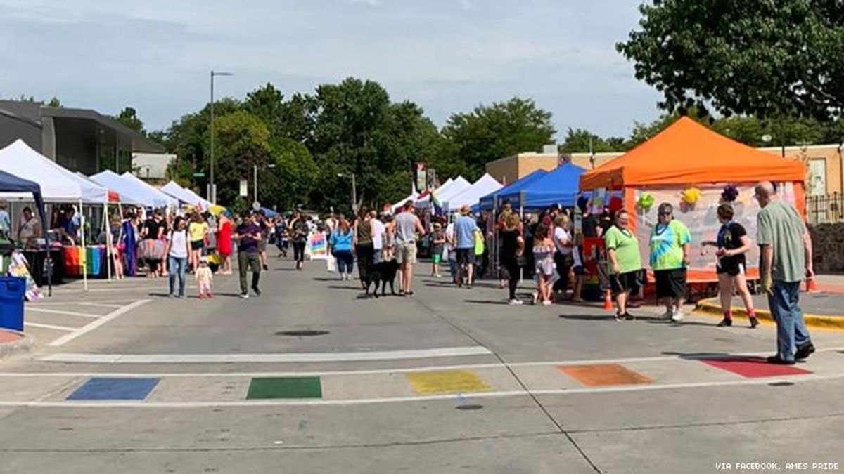 Iowa Town Ignores Trump Request to Remove Rainbow Crosswalk