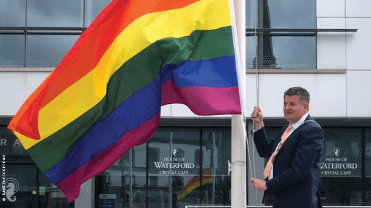Irish Town’s Pride Flags Torn Down Twice in Less Than a Week