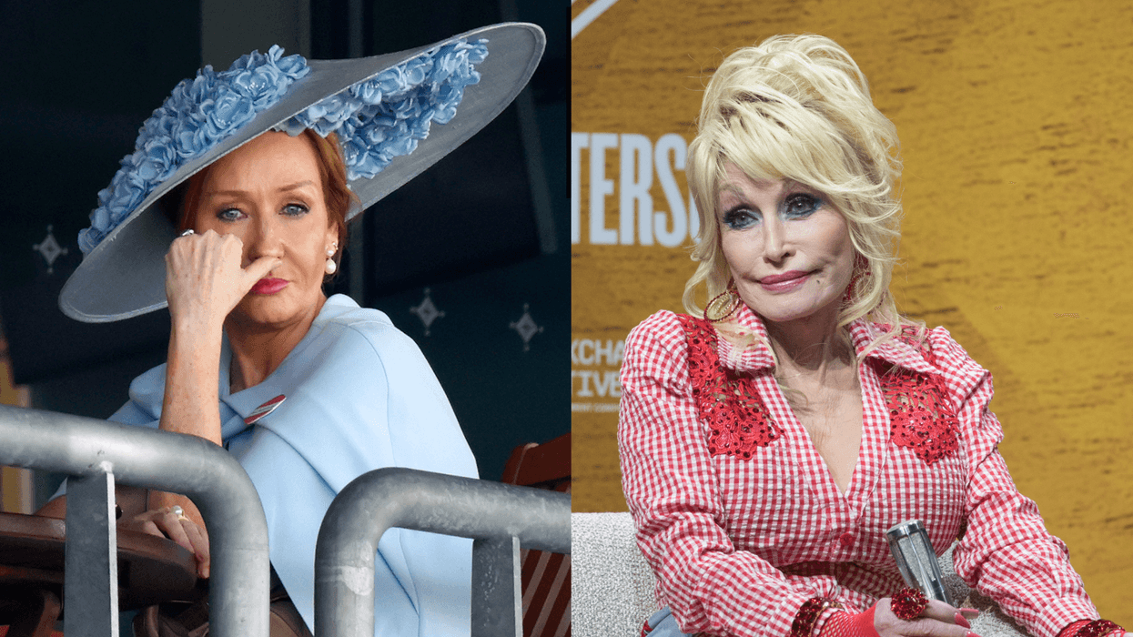 J.K. Rowling and Dolly Parton