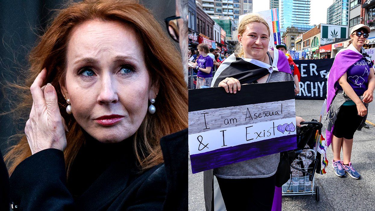 J.K. Rowling Asexual contingent 2017 Toronto Canada LGBTQIA Pride Parade