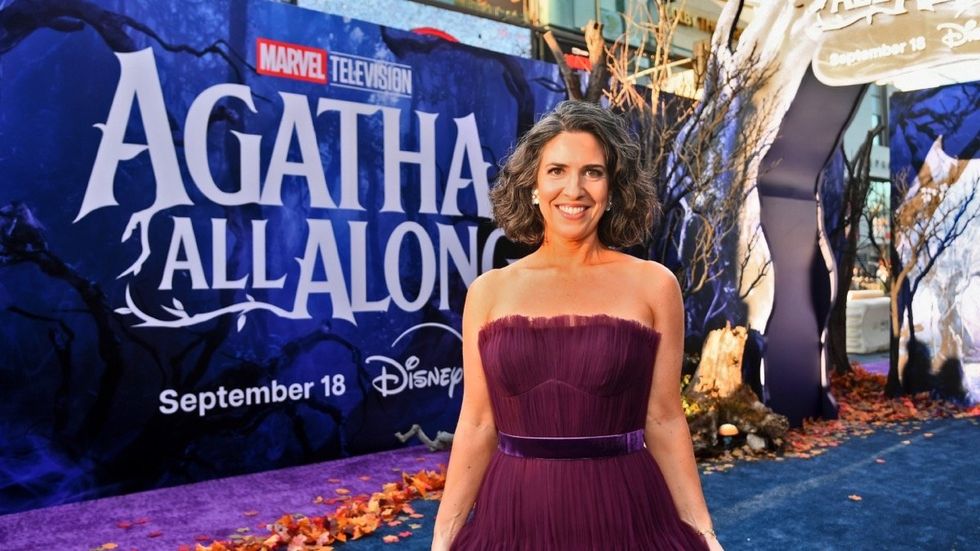 Jac Schaeffer at the premiere event of Agatha All Along