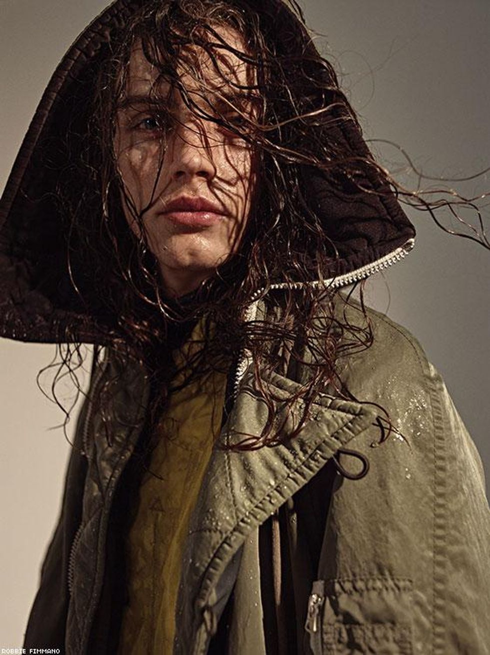 Jacket by Sacai, wet suit by O’Neil available at Paragon Sports