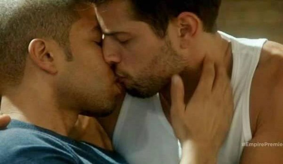 Jamal & Michael Kiss on Empire
