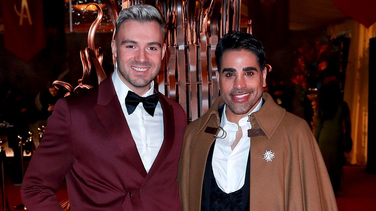 James Colebrook and Dr Ranj Singh attend the European Premiere of Cirque du Soleil London England