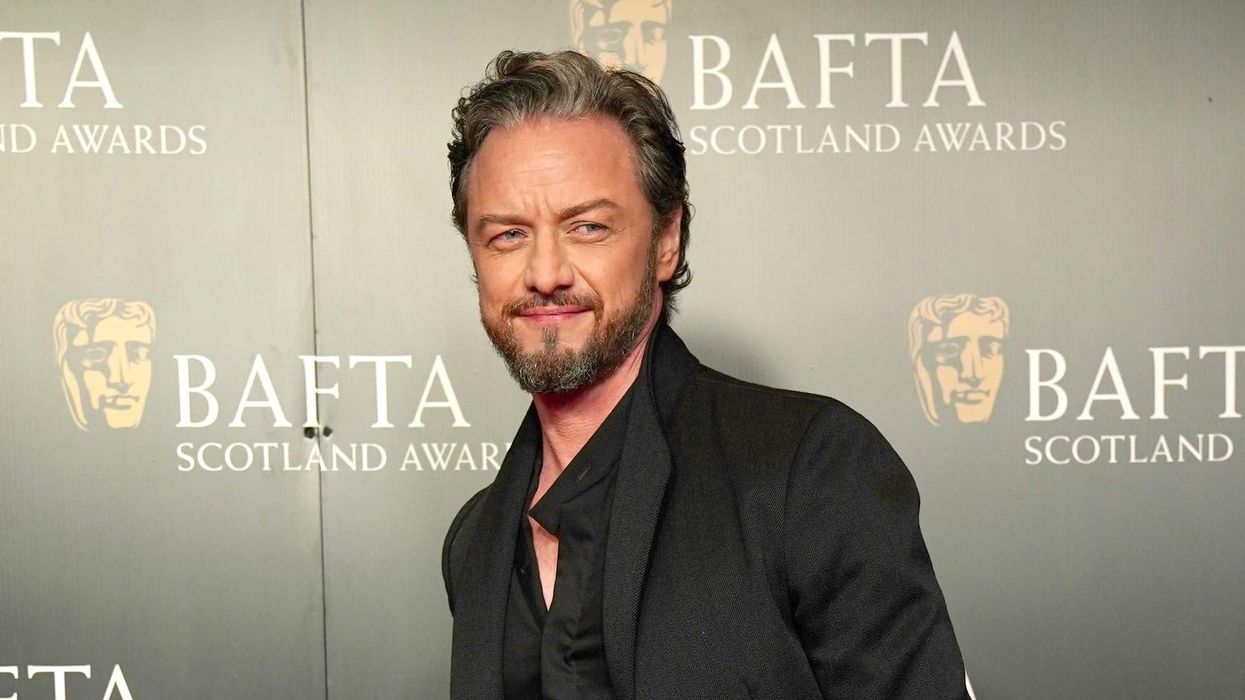 James McAvoy attends the British Academy of Film and Television Arts in Scotland.
