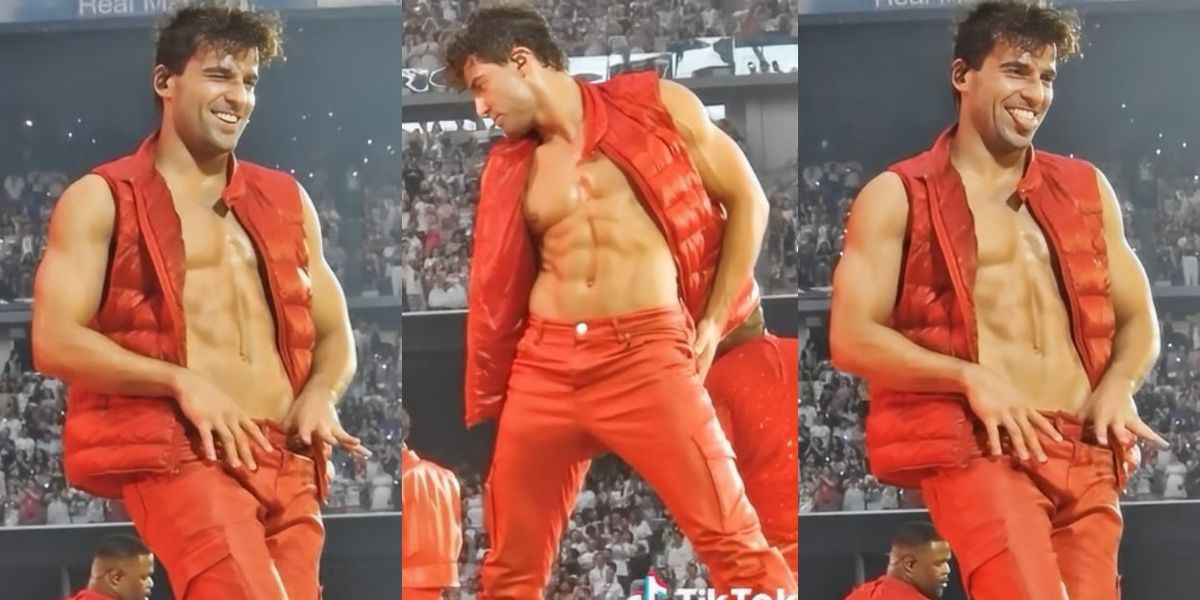 Jan Ravnihk Body Eras Tour stud Jan Ravnik gets SPICY in Taylor Swift show