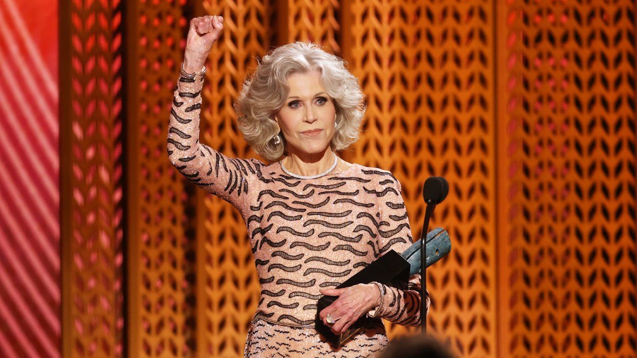 Jane Fonda at the 2025 SAG Awards