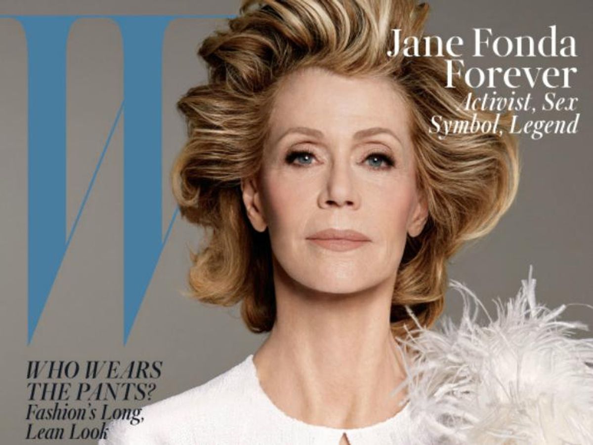 Jane Fonda cover W Magazine