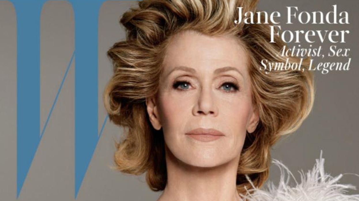 Jane Fonda cover W Magazine