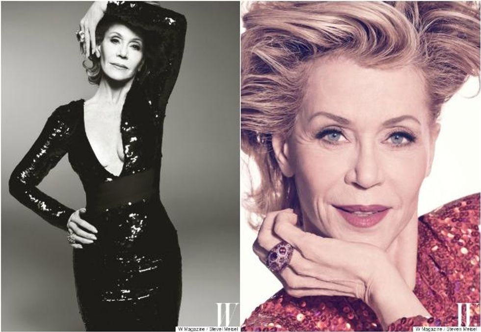 Jane Fonda cover W Magazine