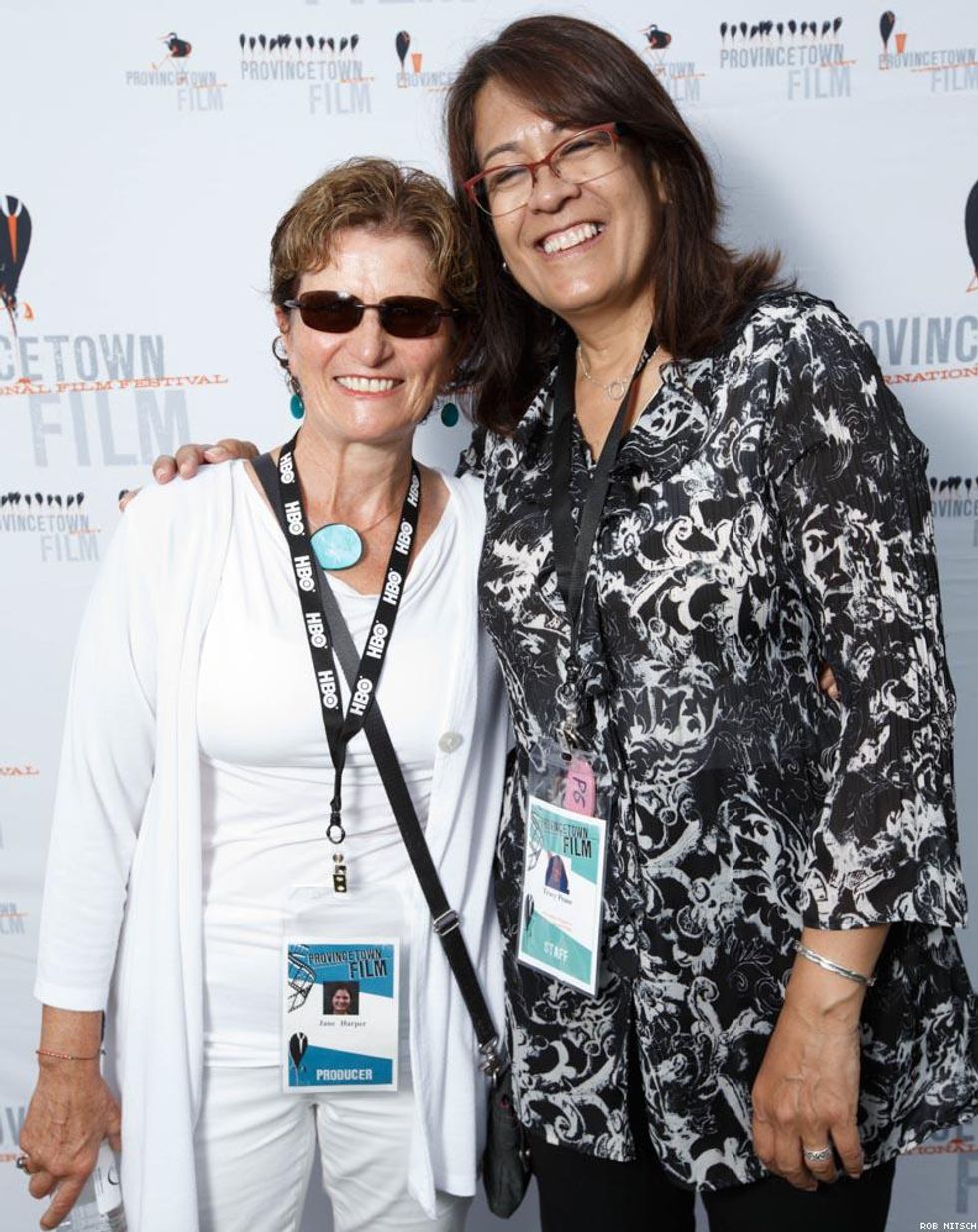 Jane Harper, PFS Emeritus Board, and Tracy Pease, VP Marketing Lithexcel