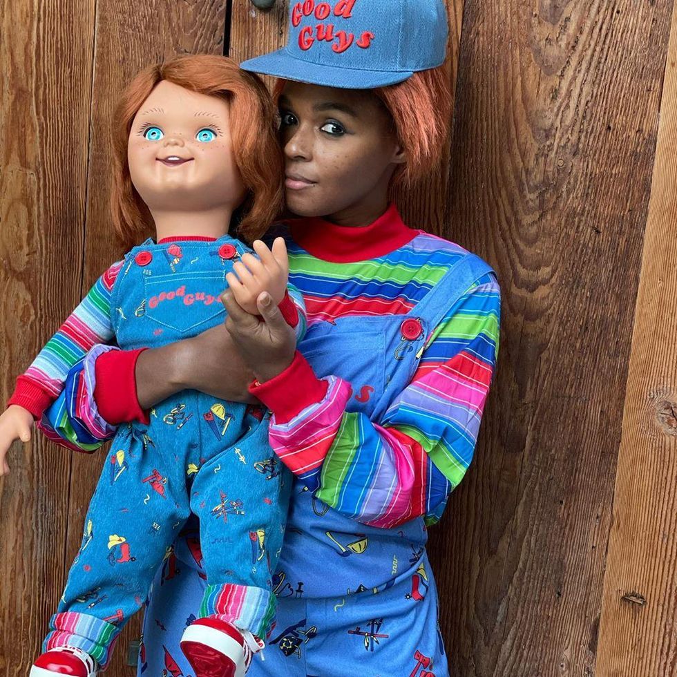Janelle Monae as Chucky for Halloween 2020