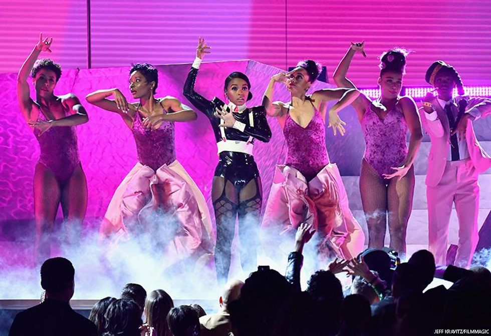 Janelle Monae at the 61st Grammys