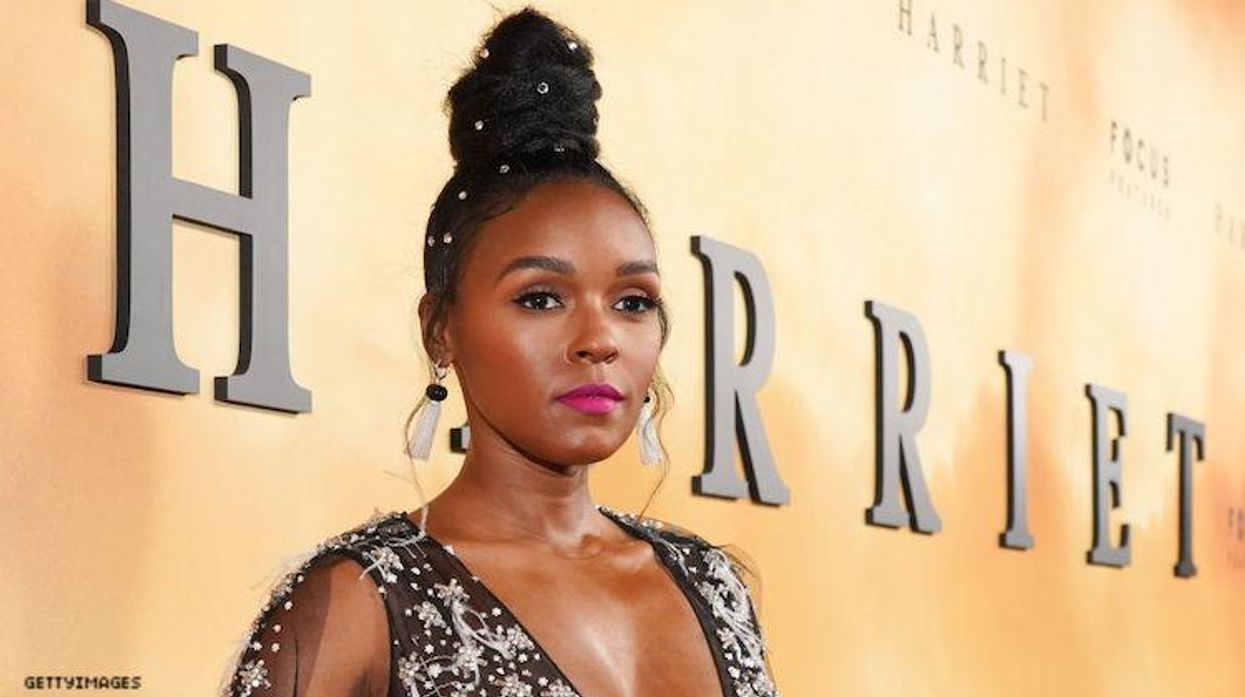 Janelle Monae on a red carpet.