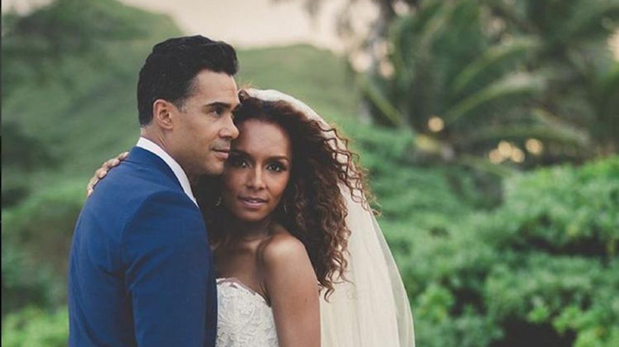 Janet Mock and Aaron Tredwell's wedding.