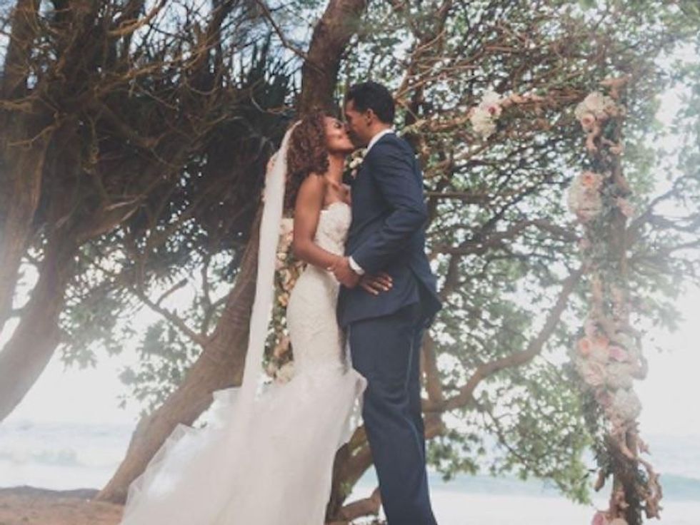 Janet Mock and Aaron Tredwell