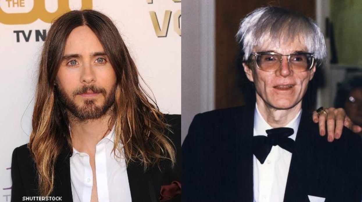 Jared Leto and Andy Warhol