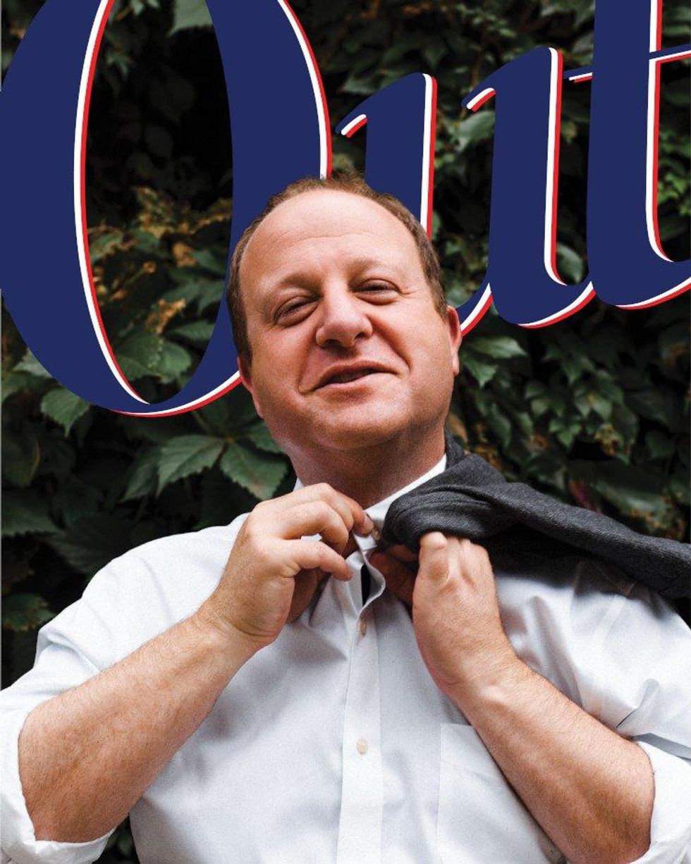 Jared Polis on Cover of 2021 Out100