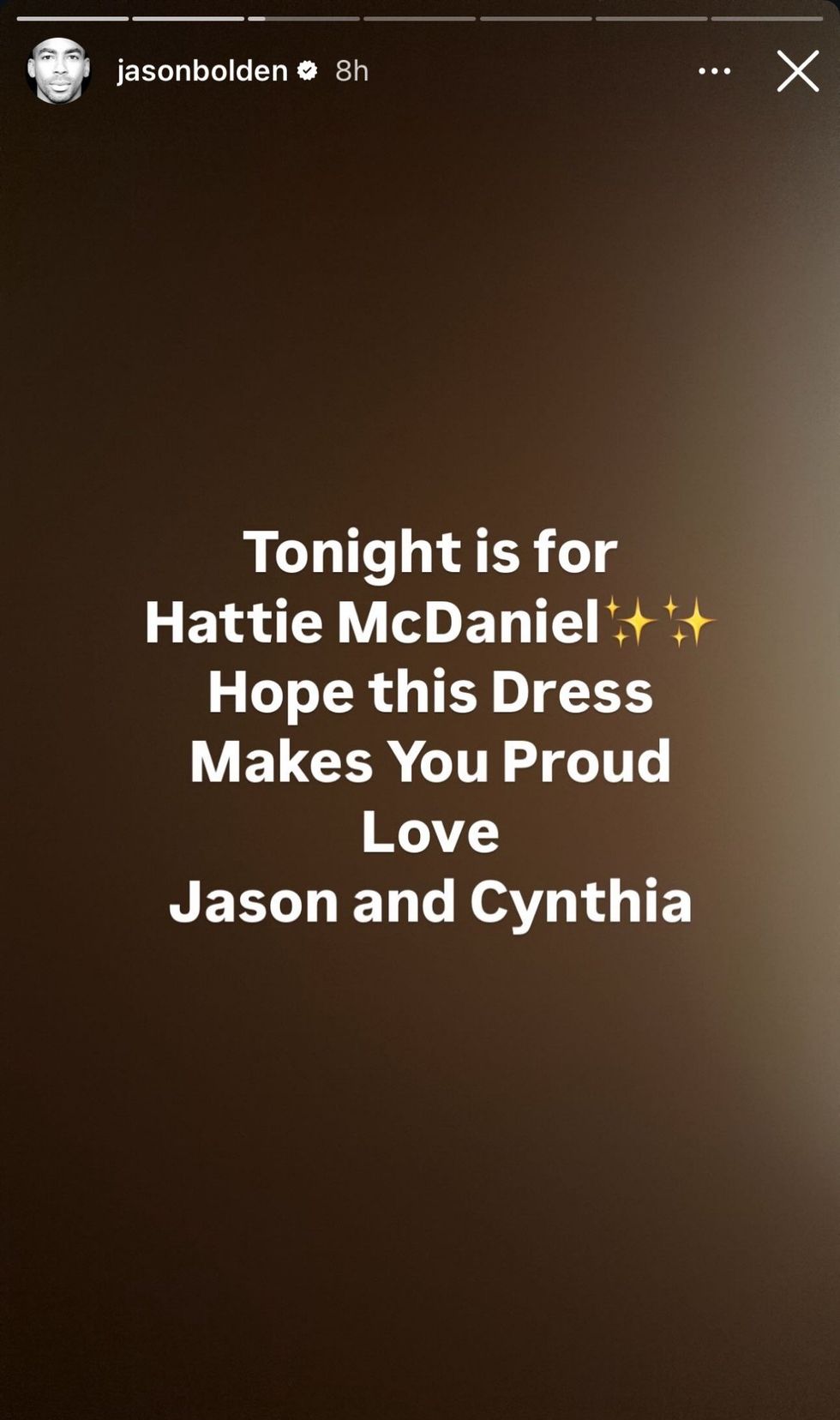 Jason Bolden via Instagram story