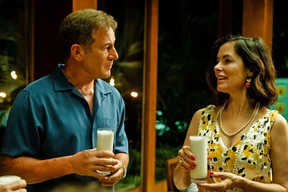 Jason Isaacs and Parker Posey on The White Lotus season 3 finale