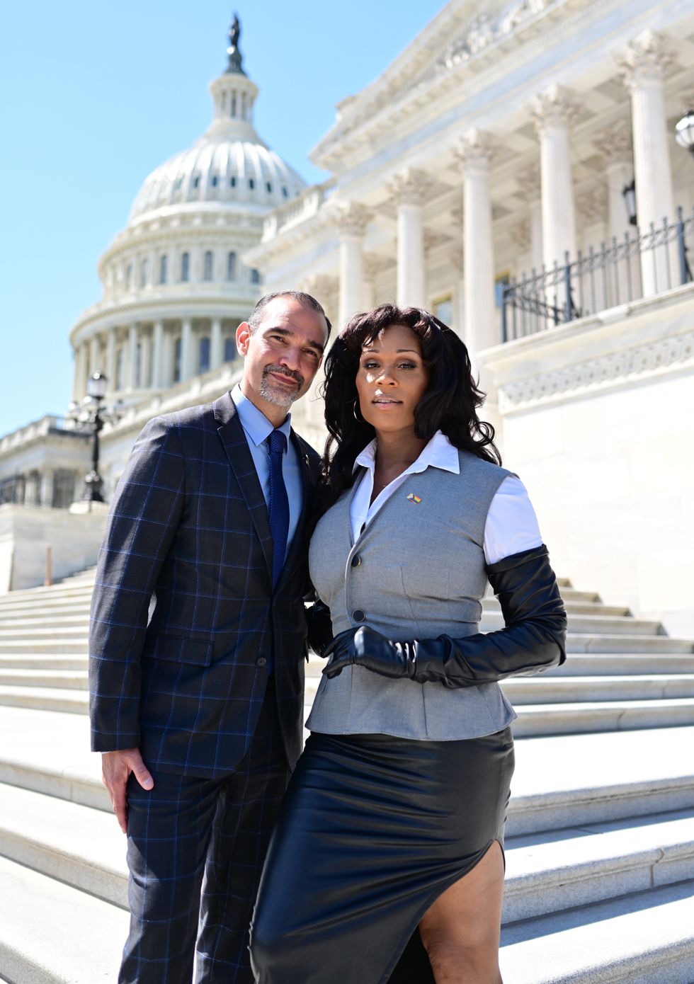 Javier Mu\u00f1oz and Peppermint on Capitol Hill