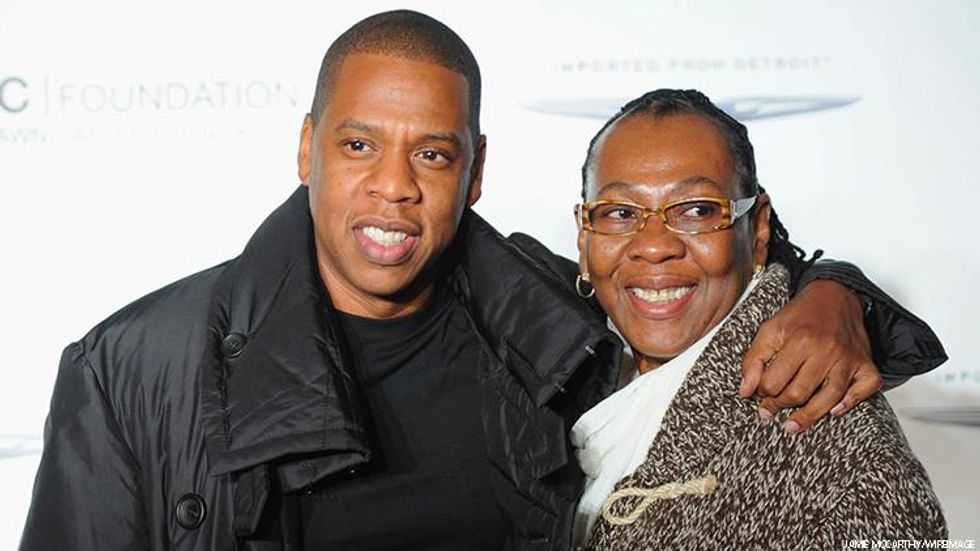 Jay-Z and his mother Gloria Carter