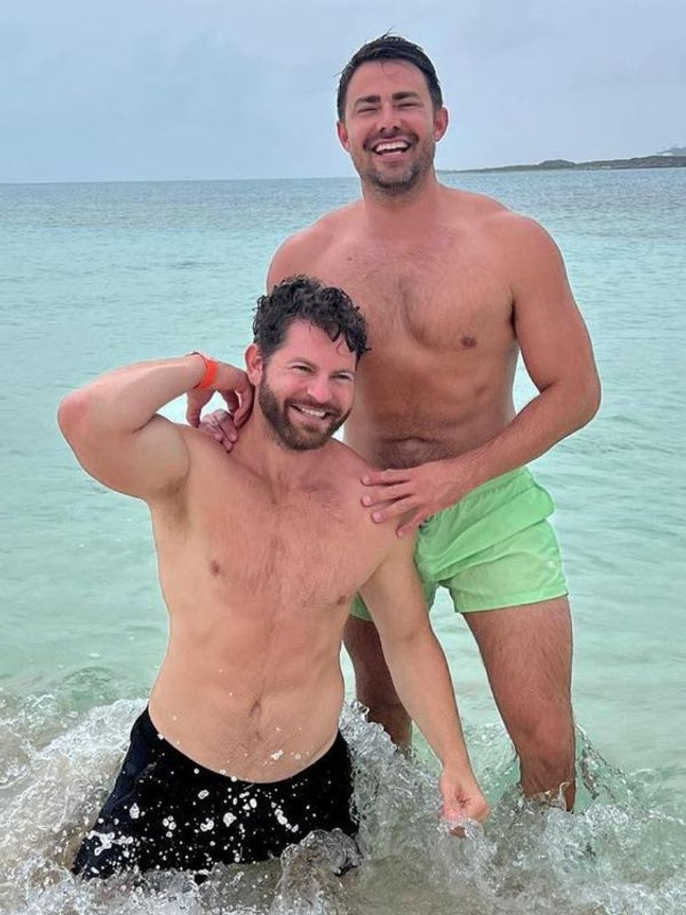 Jaymes Vaughan and Jonathan Bennett