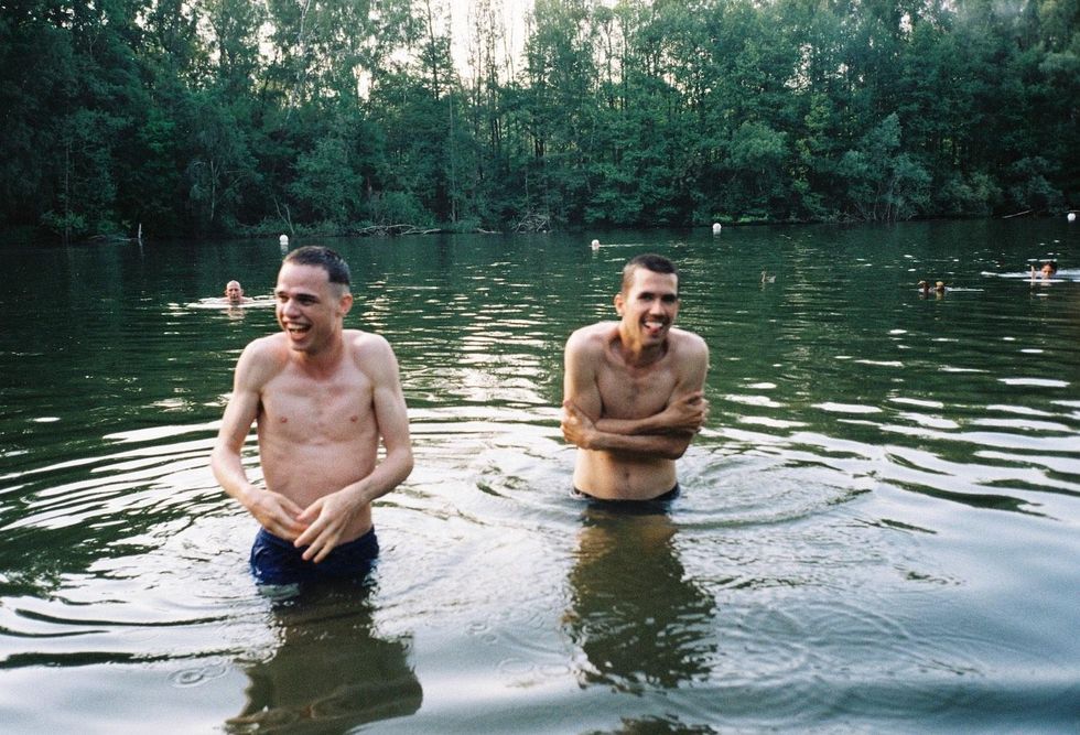 Jayson and Tim at Teufelsee.