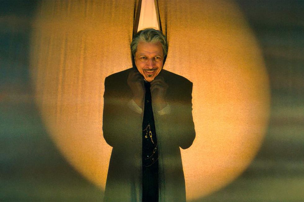 Jeff Goldblum as the Wizard of Oz in the Wicked\u200b movie