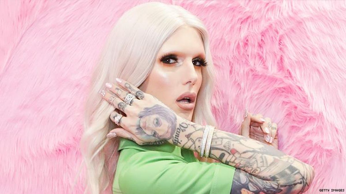 Jeffree Star in a promo image from Jeffree Star Cosmetics.