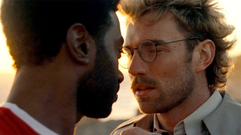 Jelani Alladin and Zane Phillips in Strangers on a Beach