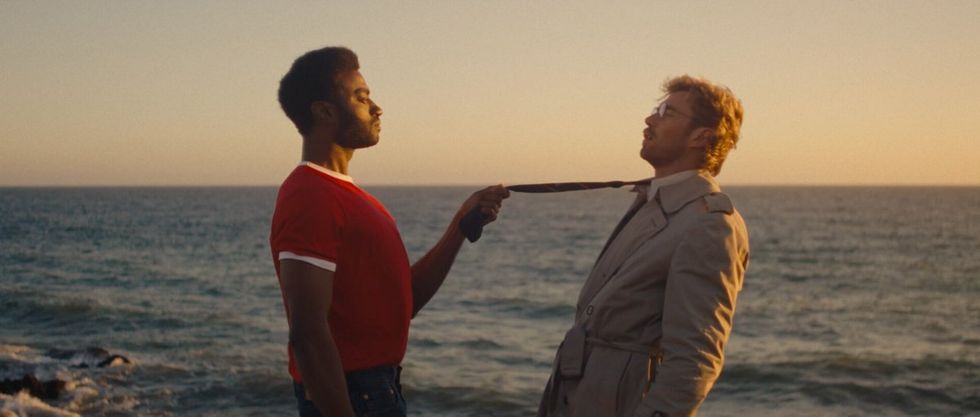 Jelani Alladin and Zane Phillips in Strangers on a Beach