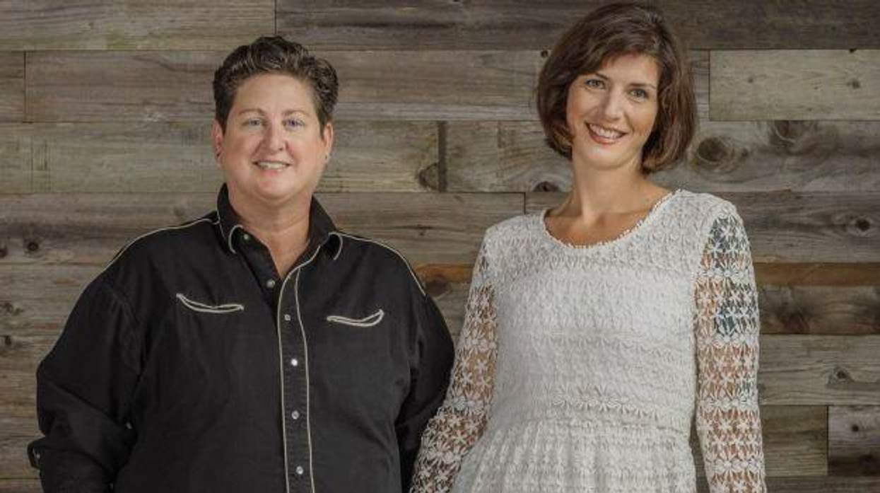 Jen Johnson and Serafina Palandech