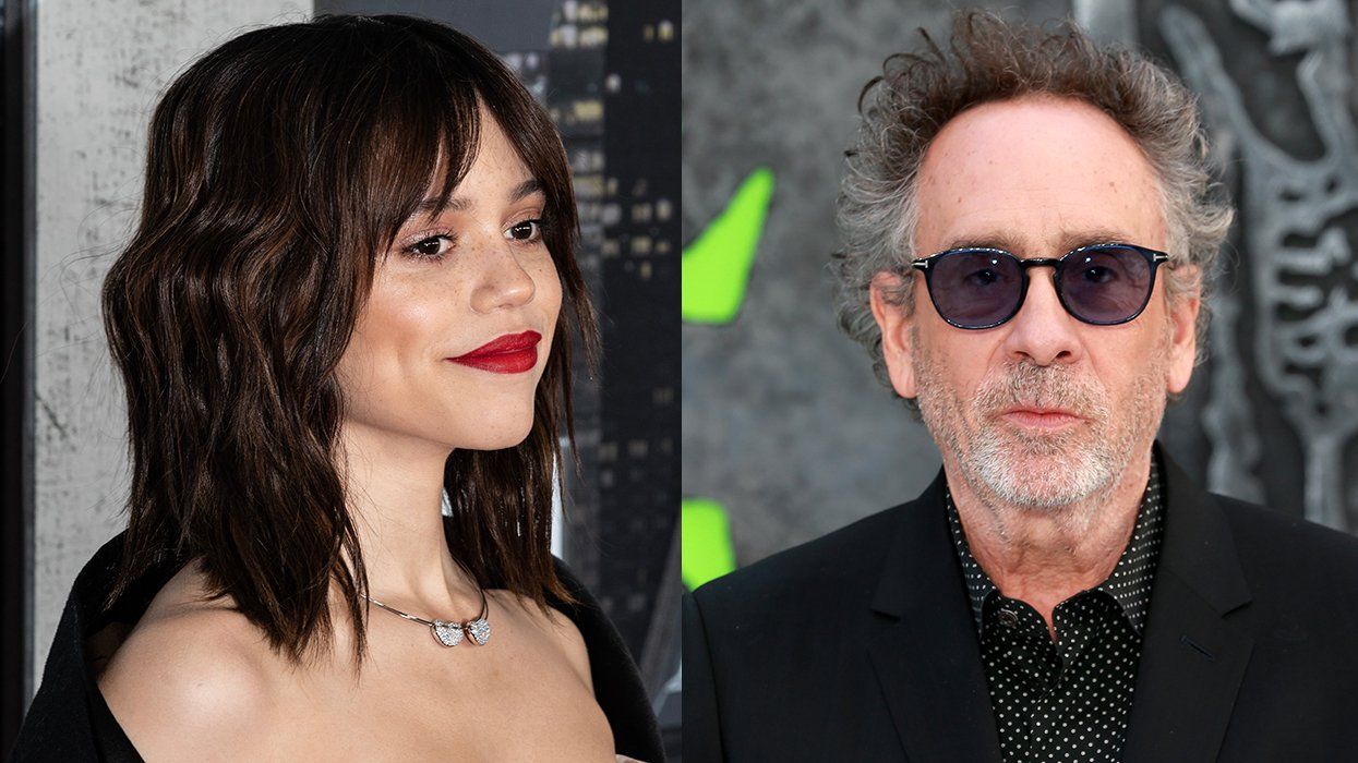 Jenna Ortega; Tim Burton