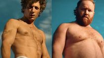 Watch a bear spoof Jeremy Allen White's sexy Calvin Klein ad